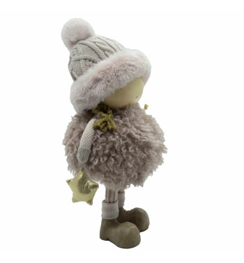 Bimba Rosa in Piedi con Stella in Mano H.34 cm Bimba Rosa in Piedi con Stella in Mano H.34 cm