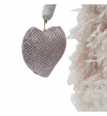 Bimba in Piedi con Cuore in Mano H.58 cm