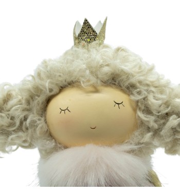 Principessa Rosa Seduta con Stella Oro H.52 cm Principessa Rosa Seduta con Stella Oro H.52 cm