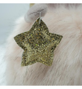 Principessa Rosa Seduta con Stella Oro H.52 cm Principessa Rosa Seduta con Stella Oro H.52 cm