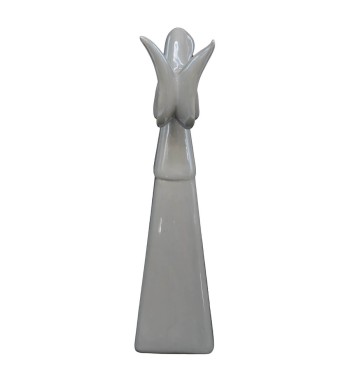 Angelo in Ceramica Grigio H.28 cm