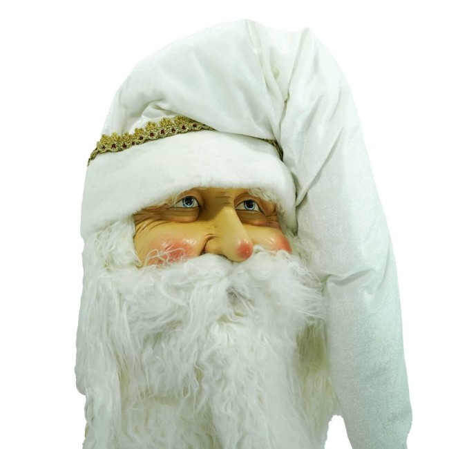 Testa di Babbo Natale da Appendere H.74 cm