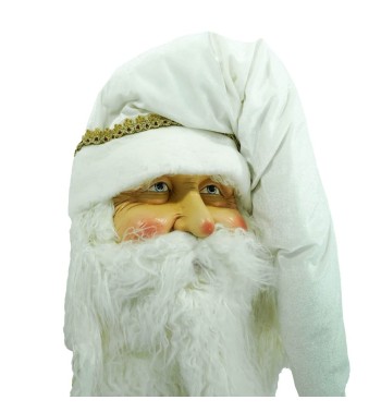 Testa di Babbo Natale da Appendere H.74 cm