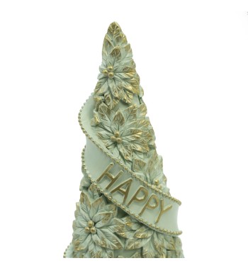 Albero Natalizio in Resina Verde Acqua H.30 cm