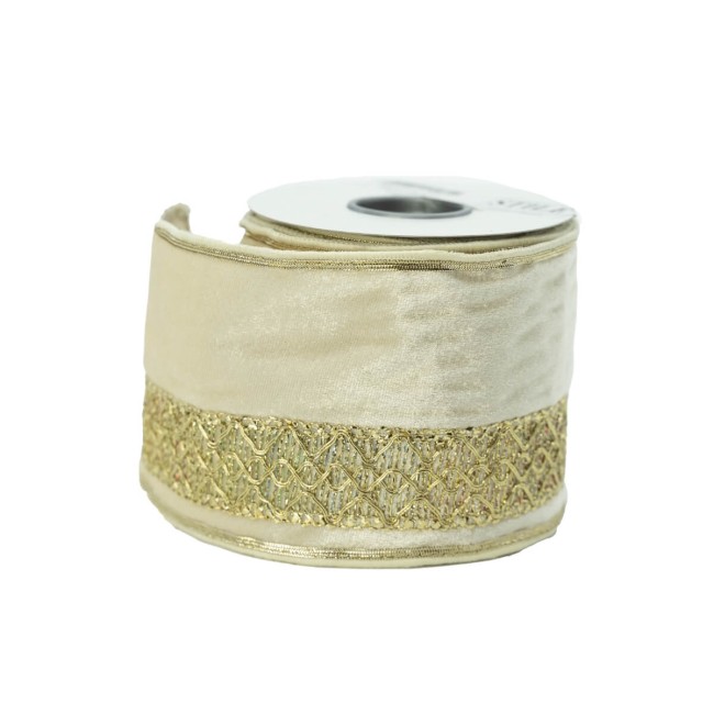 Nastro Natalizio in Velluto Disponibile 10 cm x 5 mt - 3 Colori