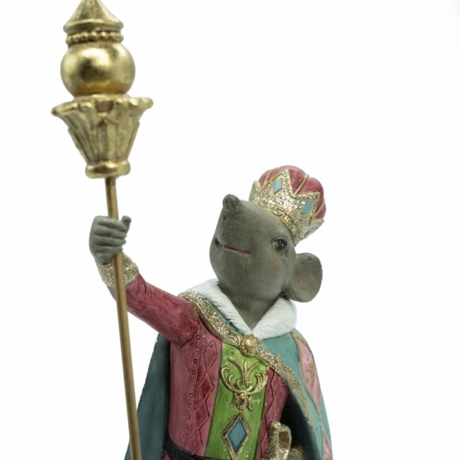 Re Topo in Resina H.24 cm