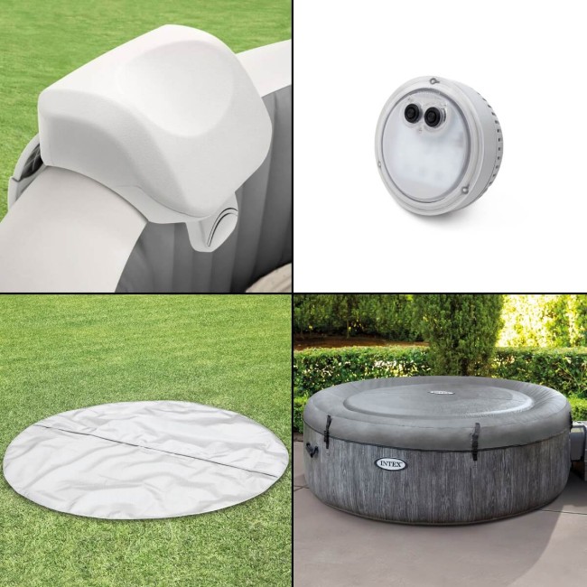 Spa Idromassaggio Greywood Deluxe D.216xH.71cm - Intex 28442