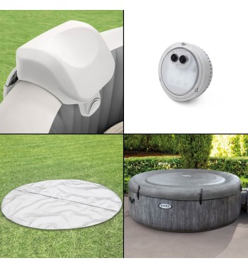 Spa Idromassaggio Greywood Deluxe D.216xH.71cm - Intex 28442