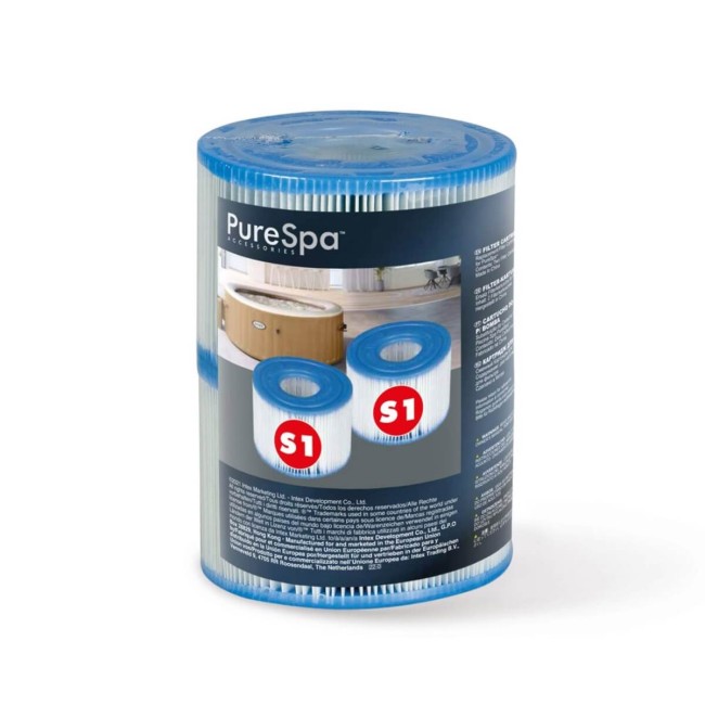 Cartucce Filtro S1 per PureSpa Conf. da 2 pz - Intex 29001