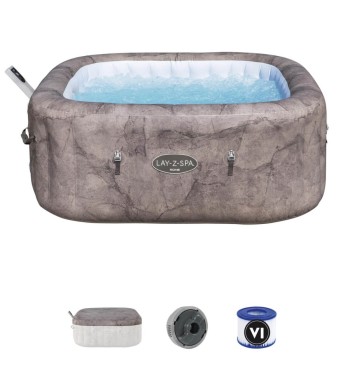 Spa Idromassaggio Gonfiabile Lay-Z-Spa Rome AirJet 180x180x71 cm - Bestway 6001K