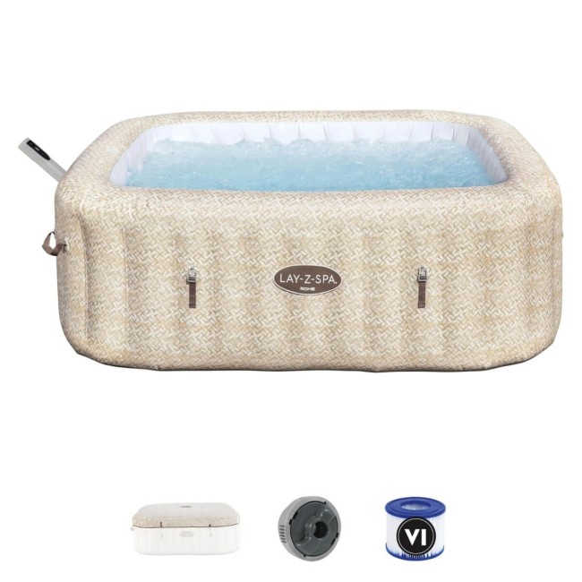 Spa Idromassaggio Gonfiabile Lay-Z-Spa Rome AirJet 201x201x71 cm - Bestway 6001M