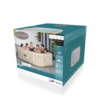 Spa Idromassaggio Gonfiabile Lay-Z-Spa Rome AirJet 201x201x71 cm - Bestway 6001M