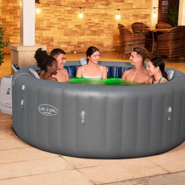 Spa Idromassaggio Lay-Z-Spa Santorini HydroJet Pro - Bestway 6001T