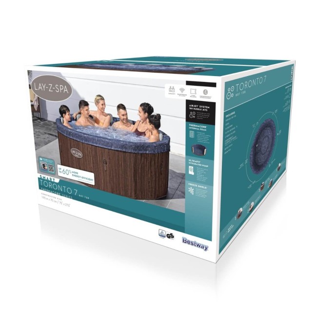 Spa Idromassaggio Lay-Z-Spa Toronto AirJet Plus - Bestway 6001W