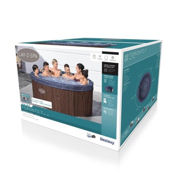 Spa Idromassaggio Lay-Z-Spa Toronto AirJet Plus - Bestway 6001W