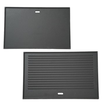 Piastra di Cottura in Ghisa Reversibile per Bbq Praga, Lisbona, Lussemburgo Piastra di Cottura in Ghisa Reversibile per Bbq Praga, Lisbona, Lussemburgo