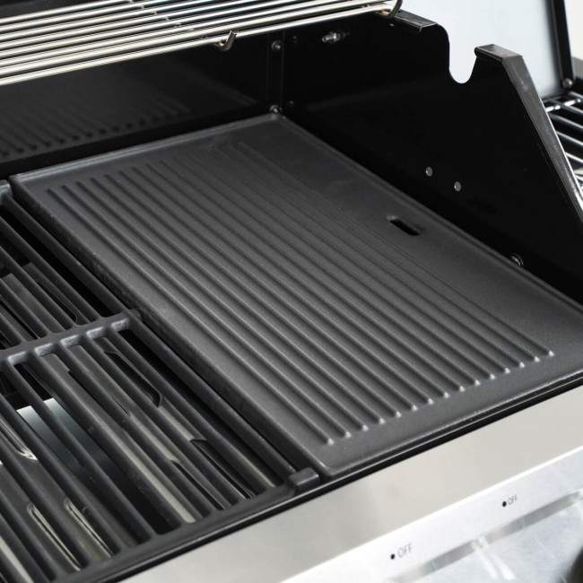 Piastra di Cottura in Ghisa Reversibile per Bbq Madrid