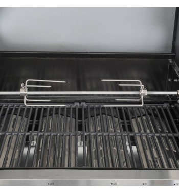 Girarrosto Elettrico in Acciaio Inox per Barbecue Lisbona e Lussemburgo