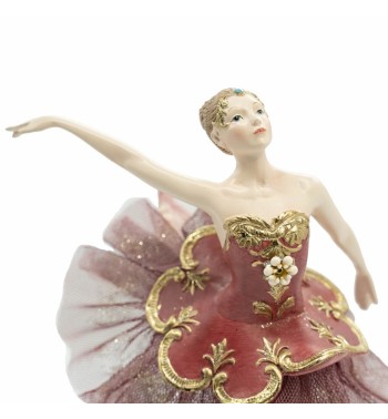 Ballerina in Attitude in Resina H.24 cm
