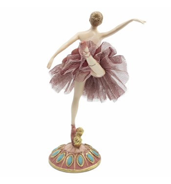 Ballerina in Attitude in Resina H.24 cm