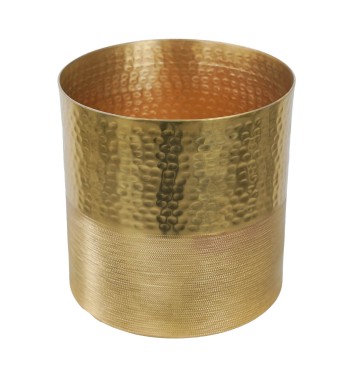 Vaso Decorativo Oro in Alluminio con Finitura Martellata 4 Misure