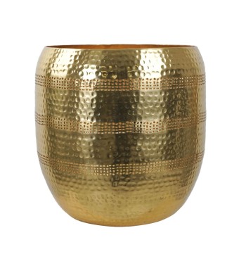 Vaso Oro Martellato in Alluminio 4 Misure