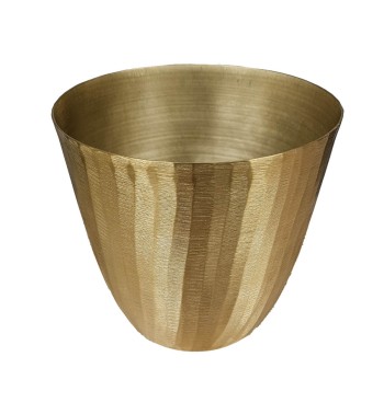 Vaso Decorativo Oro in Alluminio 2 Misure