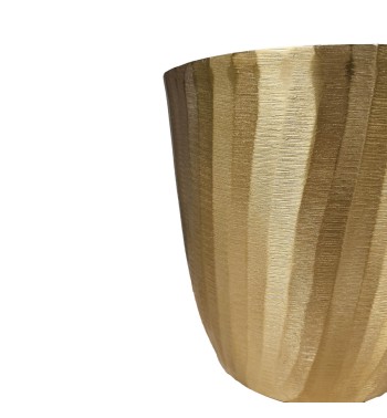 Vaso Decorativo Oro in Alluminio 2 Misure