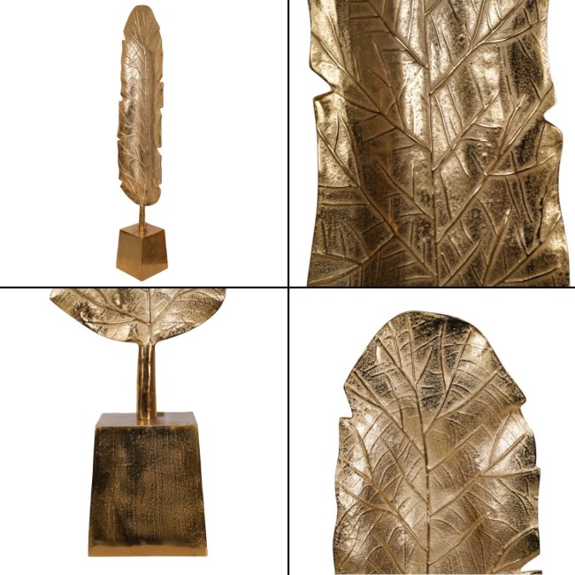 Decorazione Foglia Oro in Alluminio 2 Misure