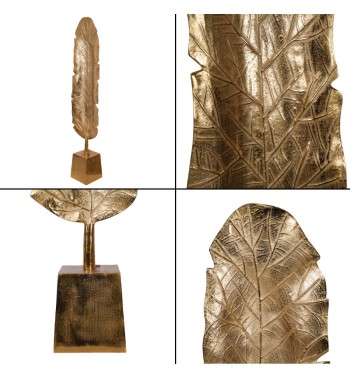 Decorazione Foglia Oro in Alluminio 2 Misure