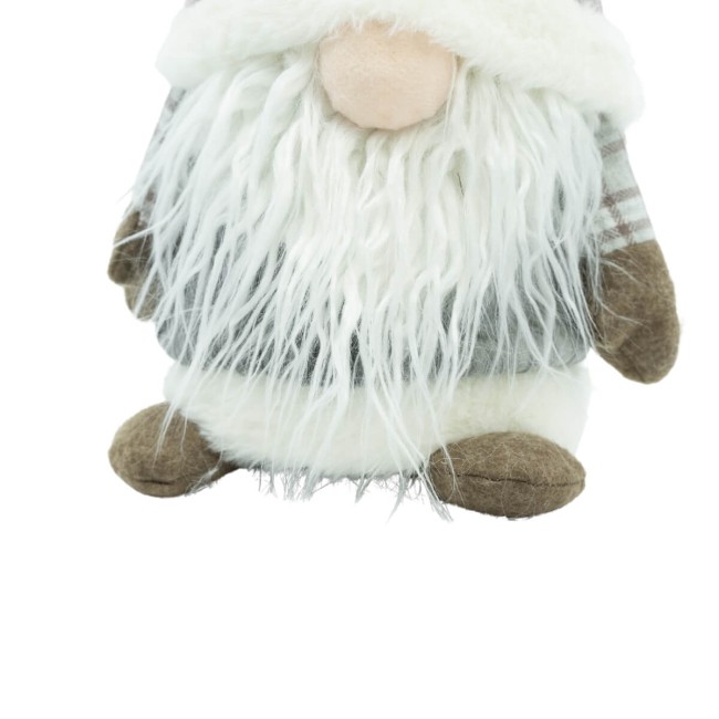 Gnomo di Natale in Tessuto H.24 cm 2 Modelli