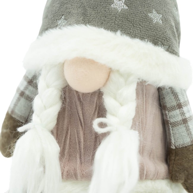 Gnomi di Natale in Tessuto H.30 cm