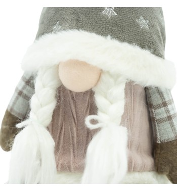 Gnomi di Natale in Tessuto H.30 cm