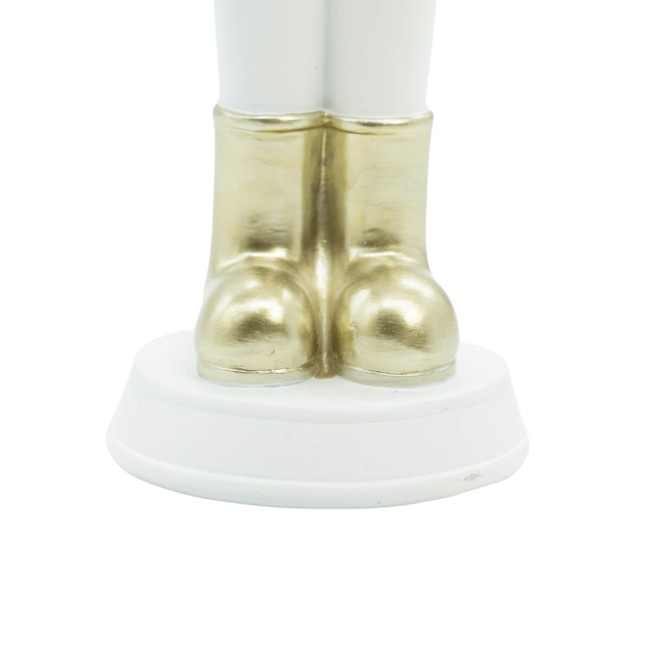 Schiaccianoci Natalizio Bianco e Rosa, 2 Misure