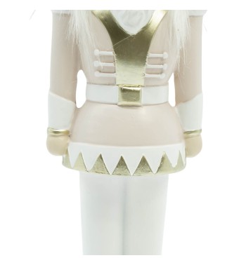 Schiaccianoci Natalizio Bianco e Rosa, 2 Misure Schiaccianoci Natalizio Bianco e Rosa, 2 Misure