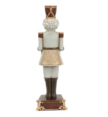 Schiaccianoci Natalizio con Calendario dell'Avvento H.31,5 cm Schiaccianoci Natalizio con Calendario dell'Avvento H.31,5 cm