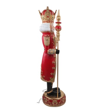 Schiaccianoci Natalizio con Luci e Musica H.153 cm