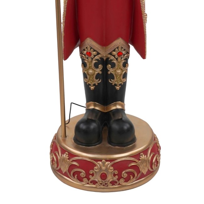 Schiaccianoci Natalizio con Luci e Musica H.153 cm