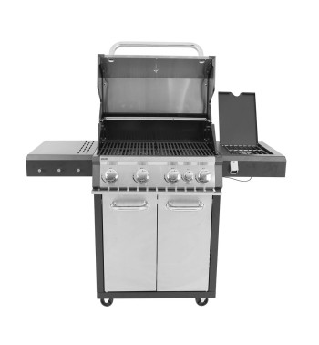 Barbecue a Gas 4 Fuochi con Fornello Laterale - Madrid