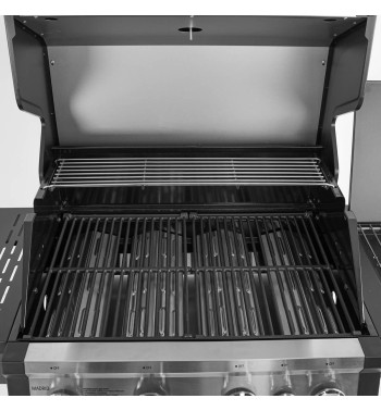 Barbecue a Gas 4 Fuochi con Fornello Laterale - Madrid