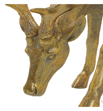 Renna Natalizia Oro in Resina – H. 70,5 cm