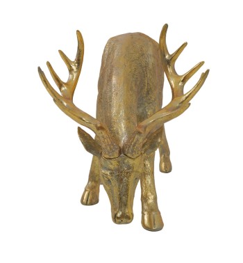 Renna Natalizia Oro in Resina – H. 70,5 cm