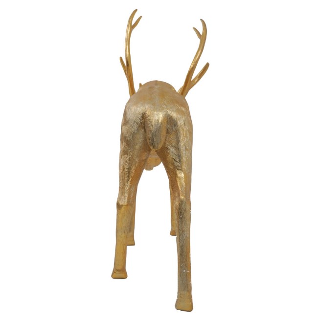 Renna Natalizia Oro in Resina – H.139,8 cm