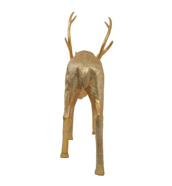 Renna Natalizia Oro in Resina – H.139,8 cm