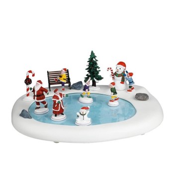 Northern Lights Skating Pond - Lemax 44363