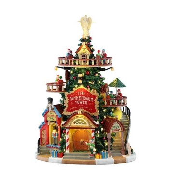 The Tannenbaum Tower Christmas Shops - Lemax 55311