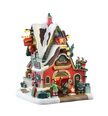 The Elf Service Sleigh & Sled Repair - Lemax 55315 The Elf Service Sleigh & Sled Repair - Lemax 55315