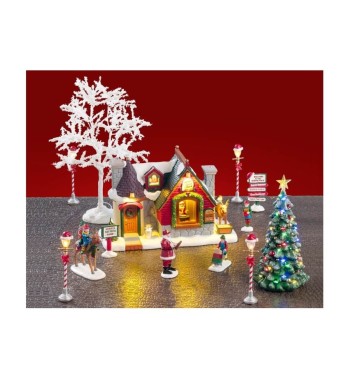 Santa's Snack Shack Set - Lemax 56674 Santa's Snack Shack Set - Lemax 56674