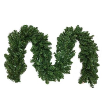 Tralcio  Natalizio Verde in Pvc 270x35 cm