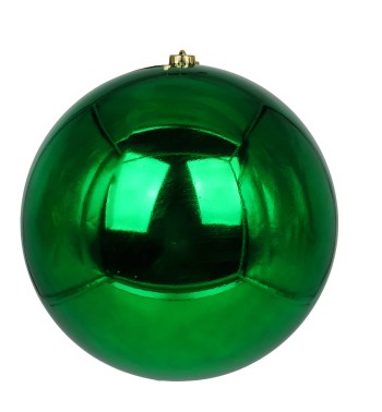 Palla di Natale in Plastica Lucida D.30 cm Conf. da 1 Pz